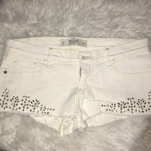 White Abercrombie & Fitch Shorts